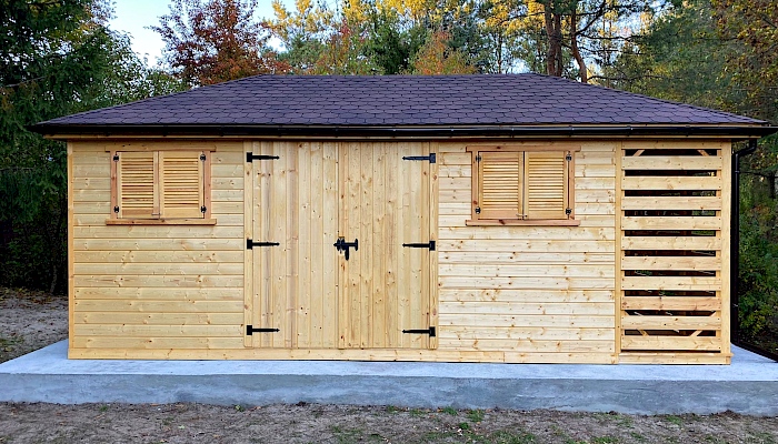 Domek narzędziowy ZEUS 3m x 6m